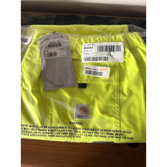 Carhartt High Visibility Storm Defender Pant Class E Men's Big & Tall SZ XL & 2X - Picture 4 of 6